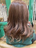 ヘアーラウンジ アンフィ 井土ヶ谷(Hair Lounge Anphi) 春におすすめ☆ピンキーベージュ