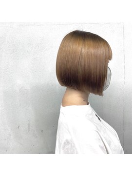 タグ(#tag) #前下がりボブ