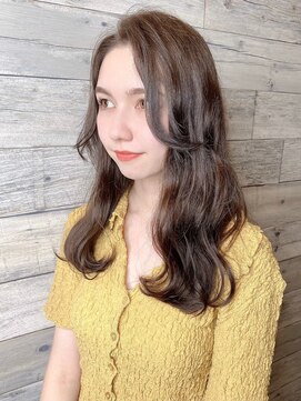 ニスル 上尾店(NISURU) 似合わせカット/大人ガーリー/ダークアッシュ/着物/上尾/上尾駅