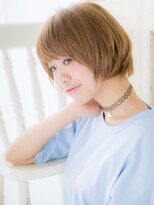 クオーレ ヘア アンジュ 水戸店(CUORE HAIR ange)&nbsp;水戸/イルミナカラー/グレーベージュ/黒髪/前髪パーマc