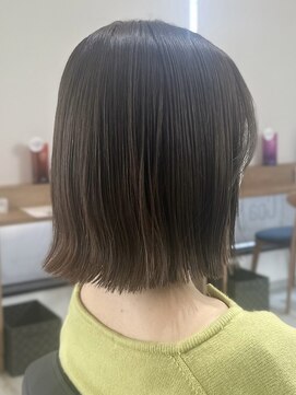 アトリエコア(Atelier Coa) ショートカット前下がりボブショートボブグレージュカラー