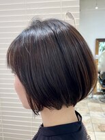 ネオリーブアオバ 高田馬場店(Neolive aoba)&nbsp;前髪ありの柔らか質感ボブ　　まとまり◎