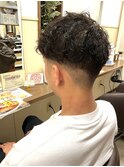 【見附 今町】フェードカット パーマ ツーブロック