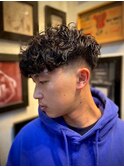 メンズカット/ニュアンスパーマ/ベリーショート/眉毛/barber