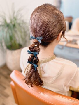 ルッカ(RUKKA hair studio) 編みおろしヘアセット