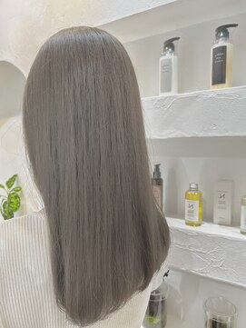 ノアドココ(noix de coco) 前髪/アンブレラカラー/こなれミディ/イメチェン/ウェーブパーマ