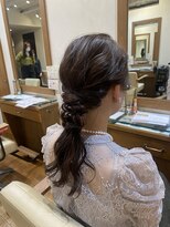 エクリ 麻布十番(equri)&nbsp;編みおろしアレンジ