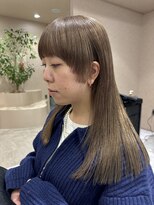 ジーニー 横浜(giinii)&nbsp;ハッシュカットに外国人の地毛風カラー