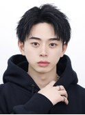 短髪刈り上げアップバングショート