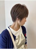 コンパクトショート×セピアベージュ