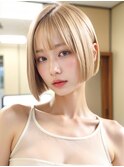 ショートボブミニウルフチェリーブラウン20代30代40代50代