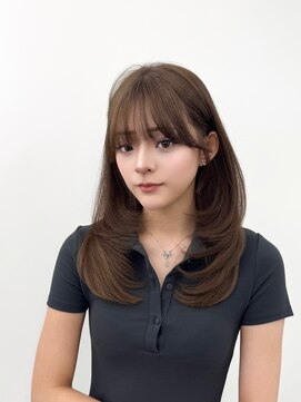 アマトウキョウスマートサロン(AMA TOKYO×Smart Salon) くびれミディ/トレンド韓国ヘア/くびれ巻き/レイヤーカット