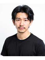 ユーフォリア 銀座本店(Euphoria)&nbsp;ワイルド/センターパート/黒髪/ビジネス/パーマ/無造作/簡単ヘア