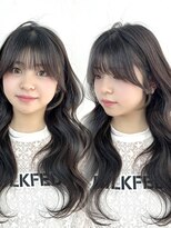 ラクシア(LucxiA)&nbsp;レイヤーカット/似合わせ顔周り/顔周りカット/前髪カット