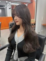 レブ 三条河原町(Reb,)&nbsp;ブリーチなしダブルカラーレイヤーカットミルクティーベージュ