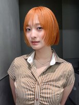 アルバム 新宿(ALBUM SHINJUKU)&nbsp;ボブショートミディアムブリーチハイトーン小顔おくれ毛_F30988