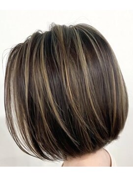 ココラー(COCOlar) ハイライトカラー+イルミナカラー+カット+魔法のバブル+炭酸泉