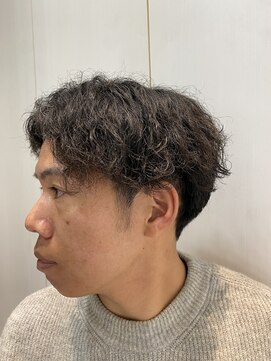 ヘアーアンドグルーミング ヨシザワインク(HAIR&GROOMING YOSHIZAWA Inc.) ツイストスパイラルパーマツーブロックアップバング刈り上げ束感