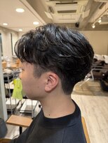 メンズファット バイ アプリーレ(Men's PHAT by Aprire)&nbsp;10代20代メンズパーマニュアンスパーマ刈り上げショート