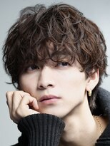 リップス 天神(LIPPS) 【LIPPS天神】波巻きスパイラルパーママッシュウルフ茶髪