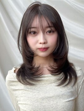 バイオレット 表参道店(Violet) ハッシュカットシャギーレイヤーカットミディアムレイヤーIB-32