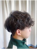 【メンズカット】ツイストスパイラルパーマ