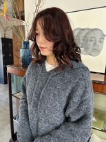 ヘアーアイストゥーレ(HAIR ICI TRE) ブリーチなし春カラーチョコレートブラウンレイヤーカット