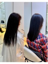 シゲ 自由が丘店(SHIGE) 乾かすだけでまとまる地毛風髪質改善ストレート40代50代縮毛矯正