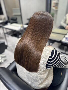 ソヨン 平塚店(SOYON) 髪質改善ストレート×縮毛矯正｜ツヤ感ロングヘア【平塚】