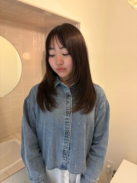 ニール シトロン 名古屋 伏見 丸の内(NEELU citron) 【NEELU_mana】 透明感ブラウン
