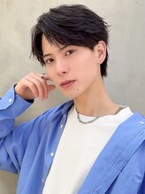 ロンドソル 四日市(Lond Sol)&nbsp;men's/顔周り/ニュアンスパーマ/黒染め/韓国/ダウンパーマ