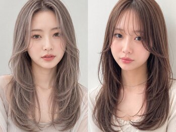シエル 大名店(CIEL)の写真/巻き髪もストレートも長持ち◎Aujuaでベースから整えて、スタイリングをもっと簡単に♪