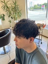 美容室べっぴん屋 ピュアクラブ 横手店(Pure club)&nbsp;ツーブロックツイストスパイラルパーマ