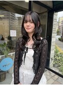 顔周りレイヤーカット