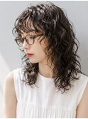原宿レイヤーカットスパイラルパーマ外国人風パーマ20代30代40代