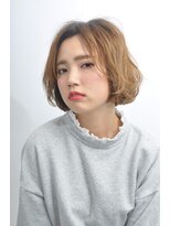 ヘアーアート ジュース 志紀(Hair art Juice)&nbsp;ハイトーンナチュラルbob