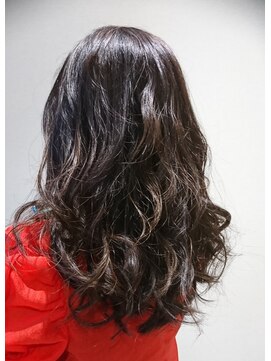 ファースト 泉中央店(first) アッシュブラック/レイヤーロング/20代30代40代