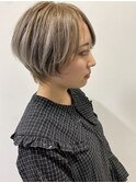 シルバーアッシュのショートスタイル【和田常経】