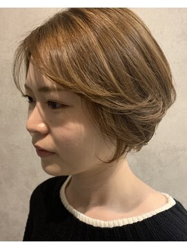 トパ(topa) ショートヘア ブリーチなし! 髪質改善