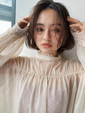 ラマナ(Lamana) 外国人風切りっぱなしスタイル/チークバング/ボブ