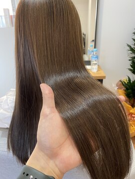 アニュー 大宮店(ANEW) 艶やかな質感×アッシュベージュ