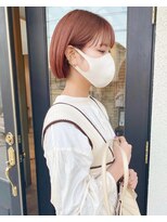 ブランココ(BlanCoCo)&nbsp;ミニボブ×オレンジピンク