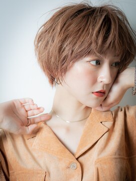 カバーヘア ブリス 大宮西口(COVER HAIR bliss) くせ毛風束感ショートミニウルフマッシュ201u大宮10代20代30代