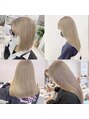 ユニ(Uni.)&nbsp;ケアブリーチでハイトーンのベージュカラーに★.