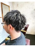 ホワイトメッシュ×ルーズスパイラル