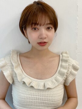 ベイルーム(BAYROOM by HONEY omotesando) 大人可愛い20代30代40代小顔すっきりショート×ラテベージュ