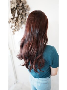 ボアップ 新居浜店(boappu) #ピンクブラウン #ピンクカラー #ブリーチなし