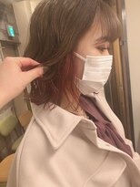 ジーナ セントラル銀座(Zina)&nbsp;ツヤ感カラー＊インナーカラー＊ピンク【ZinaCENTRAL】