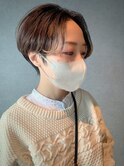 ハンサムショート×癖毛風パーマ【担当 ジン トモヒト】
