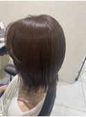 切りっぱなしボブ